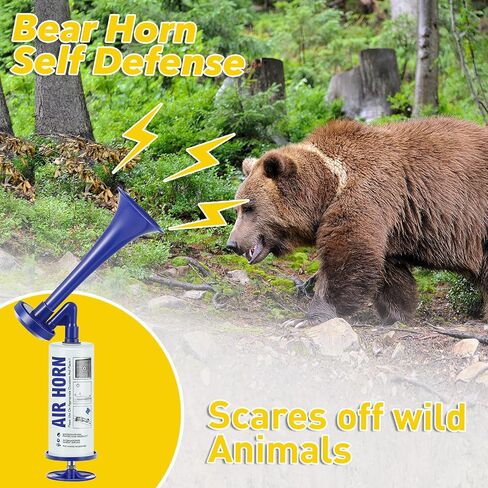 6 Pcs Air Horns, Reusable Horn Self Defense, Portable Handheld Air Horn for Boating, Hiking, Graduation, Camping, Sports Events, Parties, Birthdays in Saudi Arabia