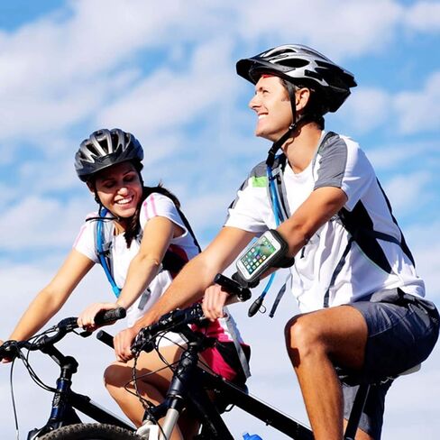 CAMAQUI الساعد الفرقة معصمه الإبهام حزام المعصم الرياضة الجري شارة، HAISSKY ركوب معصمه حقيبة الحقيبة مع حامل النقود معرف مفتاح لركوب الدراجات، والركض، وممارسة الأسود in Kuwait