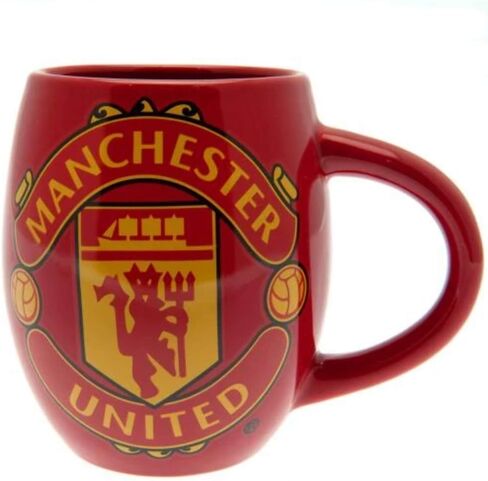 كوب شاي MANCHESTER UNITED FC - كوب أحمر مع شعار MUFC على الجهة الأمامية. كوب كبير يحمل أكثر من 16 أونصة. مثالي لأي مشجع مانشستر يونايتد. احصل على منتجك اليوم. in Kuwait