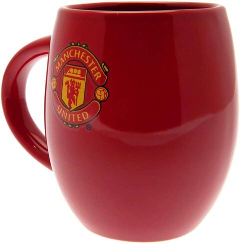 كوب شاي MANCHESTER UNITED FC - كوب أحمر مع شعار MUFC على الجهة الأمامية. كوب كبير يحمل أكثر من 16 أونصة. مثالي لأي مشجع مانشستر يونايتد. احصل على منتجك اليوم. in Kuwait