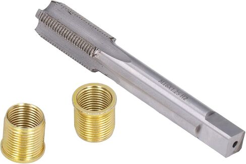 Thread Repair Tools Kit Spark Plug Saver Metal M14x1.25 Inserts and M16x1.25 Tap Kit for Gasoline Engine Thread in Saudi Arabia