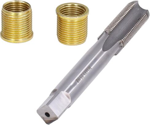 Thread Repair Tools Kit Spark Plug Saver Metal M14x1.25 Inserts and M16x1.25 Tap Kit for Gasoline Engine Thread in Saudi Arabia