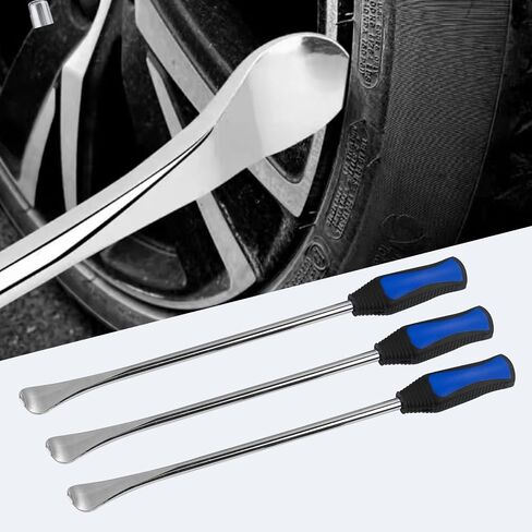 14.5" Tire Spoon Kit, Tire Changing Tool for Motorcycle Dirt Bike Lawn Tractor Bicycle, Motorcycle Tire Changer Tire Removal Tool with Rim Protectors Valve Tool Valve Cores in Saudi Arabia