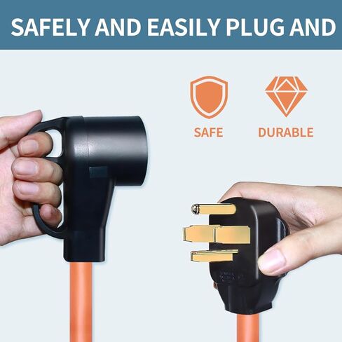 سلك محول شاحن EV من NEMA 14-30P إلى 14-50R، ومجفف 30 أمبير إلى 50 أمبير EV محول تحويل متوافق مع Tesla، لشحن المستوى 2 EV in Kuwait