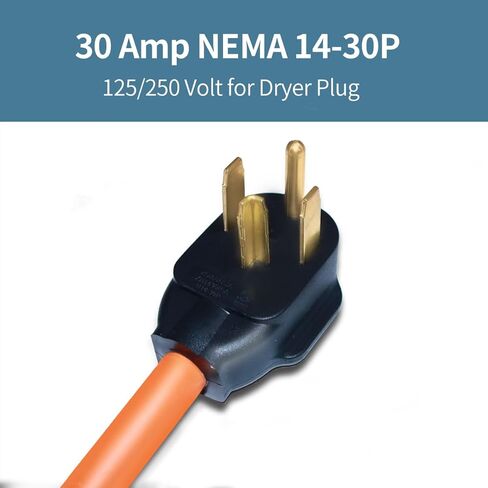 سلك محول شاحن EV من NEMA 14-30P إلى 14-50R، ومجفف 30 أمبير إلى 50 أمبير EV محول تحويل متوافق مع Tesla، لشحن المستوى 2 EV in Kuwait