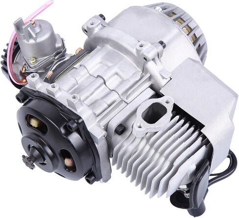 47cc 49cc Mini Engine 2-Stroke Motor Pull Start Engine Single Cylinder Motor Air Cooled Complete Engine Kit for Pocket Bike Mini Dirt Bike ATV Scooter 30:1 in Saudi Arabia