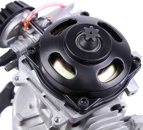 47cc 49cc Mini Engine 2-Stroke Motor Pull Start Engine Single Cylinder Motor Air Cooled Complete Engine Kit for Pocket Bike Mini Dirt Bike ATV Scooter 30:1 in Saudi Arabia