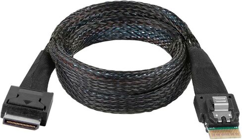 chenyang Oculink SFF-8611 4i to SFF-8087 36Pin PCIe PCI-Express Slimline SSD Data Active Cable 50cm in Saudi Arabia