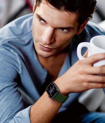 Easuny Silicone Magnetic Watch Band Compatible with Apple Watch 49mm 45mm 44mm 42mm 41mm 40mm 38mm Bands for Men Women, Sport Solo Loop for iWatch Series 9 8 7 6 5 4 3 2 1 SE Ultra 2 Ultra 1 in Kuwait