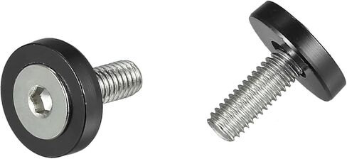 Motoforti 30 Pcs Car Motorcycle Black M6 Fender Bumper Washer Bolt Rivet Nuts Kit Aluminum Alloy Engine Bay Fastener in Saudi Arabia