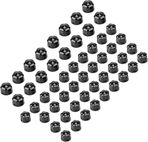 53 Pcs Gloss Black Motorcycle Engine Bolt Head Covers/Topper Caps Compatible With 2017-2022 Harley Touring Road King Electra Street Glide in Saudi Arabia