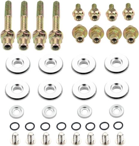 Dewhel B-SERIES B16 B17 B18 VTEC LOW-PROFILE SLIM VALVE COVER HARDWARE WASHER BOLT Color Black in Kuwait