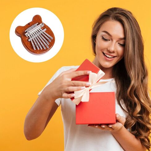 3 عبوات من بيانو الإبهام الصغير بجيب صغير من كاليمبا، 8 مفاتيح بيانو بالإبهام، بيانو رائع للأصابع، بيانو يدوي صغير، هدايا موسيقية لعيد الميلاد للأطفال البالغين المبتدئين in Kuwait