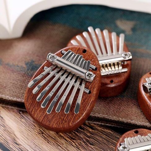 3 عبوات من بيانو الإبهام الصغير بجيب صغير من كاليمبا، 8 مفاتيح بيانو بالإبهام، بيانو رائع للأصابع، بيانو يدوي صغير، هدايا موسيقية لعيد الميلاد للأطفال البالغين المبتدئين in Kuwait