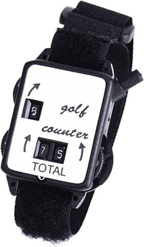 Golf Score Counter,Mini Golf Stroke Counter Watch Wristband Sports Golf Stroke Counter Score Keeper,Manual Type Stroke Shot Keeper,Lightweight Hand Mechanical Counters Clickers for Sport Coach Casino in Saudi Arabia