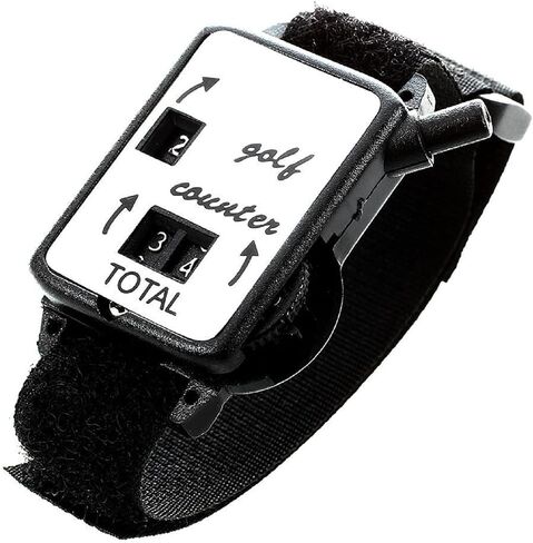 Golf Score Counter,Mini Golf Stroke Counter Watch Wristband Sports Golf Stroke Counter Score Keeper,Manual Type Stroke Shot Keeper,Lightweight Hand Mechanical Counters Clickers for Sport Coach Casino in Saudi Arabia