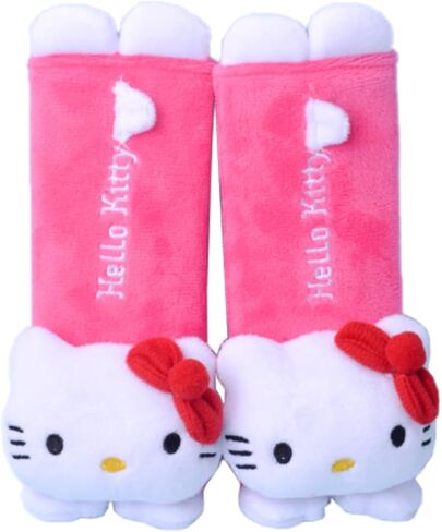 Kawaii Car Seat Belt Strap Cover Cute Cushions Shoulder Pad Set of 2,Cute Plush Soft Protector Cushions Shoulder Pads for Adults and Kids in Saudi Arabia