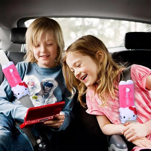 Kawaii Car Seat Belt Strap Cover Cute Cushions Shoulder Pad Set of 2,Cute Plush Soft Protector Cushions Shoulder Pads for Adults and Kids in Saudi Arabia