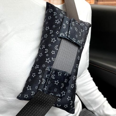 Seat Belt Pillow for Mastectomy Post-Surgery, Heart Surgery Recovery Support Cushion for Chest, Chemo Port Pacemaker Bypass Recovery Stress Relief Pillow, Post Surgery Pillow. (Star&Moon) in Saudi Arabia