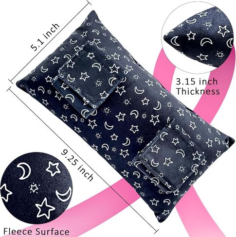 Seat Belt Pillow for Mastectomy Post-Surgery, Heart Surgery Recovery Support Cushion for Chest, Chemo Port Pacemaker Bypass Recovery Stress Relief Pillow, Post Surgery Pillow. (Star&Moon) in Saudi Arabia