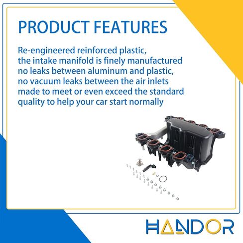 615-188 Upper Intake Manifold with Gasket Kit Compatible with 2000-2016 F150 F250 F350 E-150 E-250 E350 Super Duty E450 Super Duty Excursion ExpeditionV8 5.4L Replacement# 2L1Z-9424-AA in Saudi Arabia