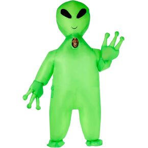 Morph Alien Inflatable Costume Adult, Blow Up Alien Costume Adult, Mens Inflatable Alien Costume, Alien Blow Up Costume