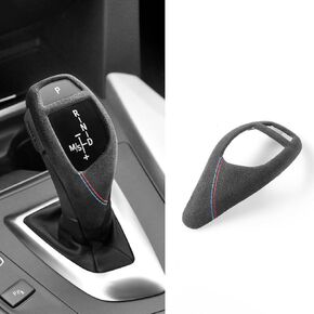 BETTERHUMZ Car Interior Trim for BMW F20 F22 F30 F33 F34 F36 435i 420i 430i 440i 425i 1 2 3 4 Series 228i 220i 218i 225i Gear Shift Knob Cover for Alcantara Wrap Tuning Accessories