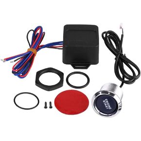 Universal 12V LED Car Engine Start Push Button Start Switch Ignition Starter(Blue)