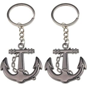 Keychain for Men Anchor Keychain Zinc Alloy Durable Keychains Car Keychain for Men and Women