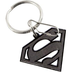 004478R01 Key Chain Superman Metallic