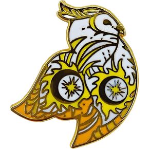 Eclipse Birds Enamel Pins Owl Lapel Pin Birthday Gift for Women, Girls, Teens, Adults and Children