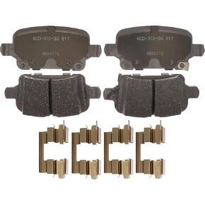 ACDelco Silver 14D1857CH Ceramic Rear Disc Brake Pad Set