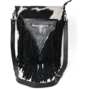 Women Natural Cowhide Leather Hand Bag With Adjustable Detachable Strap Leather Massenger Handbag