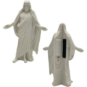 Heavenly Guardian Corner-Mounted Jesus Christ Figurine, Magnetic-Mount, Resin 5.40" Tall (Classic)