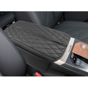 LUWU for 2025 2024 BMW iX 50 Center Console Cover 2025 2024 BMW iX xDrive40 Armrest Cover Pad 2025 BMW iX M60 Accessories Center Console Pad 2025 BMW iX i20 Armrest Console Cover Soft Leather (Type A)