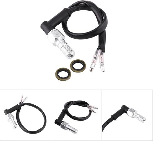 Motorcycle Brake Light Switch, Universal Motorcycle Rear Set Hydraulic Brake Light Switch with Washers M10x1.25 M10x1 (M10x1.25) in Saudi Arabia
