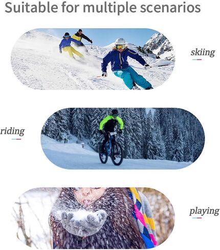 Women-Winter-Ski-Mittens-Gloves Warm-Waterproof-Snow-Mittens for Cold-Weather-Outdoor-Sports in Kuwait