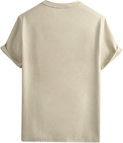 SOLY HUX Men's Summer Letter Graphic Short Sleeve Crew Neck T Shirt Drop Shoulder Casual Tee Tops in Saudi Arabia