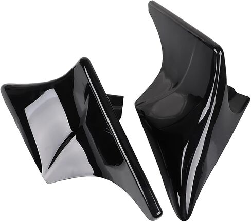 Vivid Black Extended Side Covers ABS Stretched Side Panels Fit for Harley for Harley Touring Street Glide Road King Electra Glide Ultra Classic FLH/T FLHR 1997-2007 in Saudi Arabia
