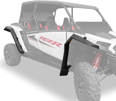 حاجز مشاعل لـ Polaris RZR XP/XP 4 1000 2024، تغطية كاملة مجموعة ممتدة من واقيات الطين الأوسع لملحقات Polaris RZR XP 1000 2024، استبدال OEM #2889133 in Kuwait