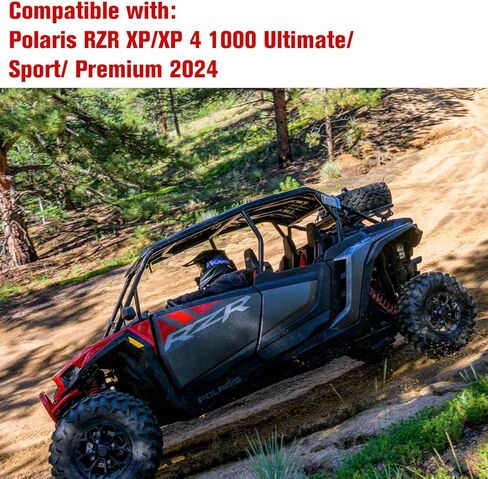 حاجز مشاعل لـ Polaris RZR XP/XP 4 1000 2024، تغطية كاملة مجموعة ممتدة من واقيات الطين الأوسع لملحقات Polaris RZR XP 1000 2024، استبدال OEM #2889133 in Kuwait
