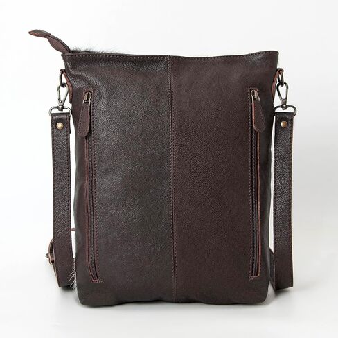Women Natural Cowhide Leather Hand Bag With Adjustable Detachable Strap Leather Massenger Handbag in Kuwait