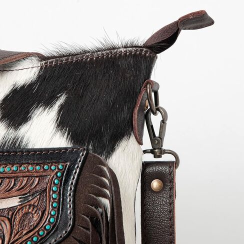 Women Natural Cowhide Leather Hand Bag With Adjustable Detachable Strap Leather Massenger Handbag in Kuwait