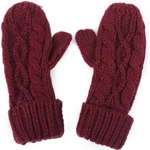 المرأة الشتاء الدافئة وشاح محبوك قبعة Pompom قبعة وقفازات مجموعة لينة تمتد قبعة وشاح ومجموعة القفاز in Kuwait