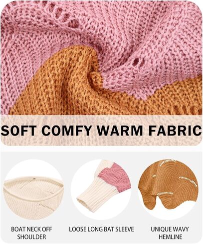 RITERA Women Plus Size Soft-Touch Sweaters Casual Lightweight Crewneck Soft Knit Oversized Pullover Loose Fit Fall Jumper Top in Kuwait