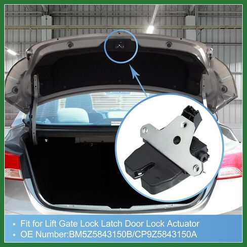 Motoforti غطاء صندوق السيارة مزلاج قفل المحرك المحرك لفورد C-Max 2013-2018 لفورد فوكس 2012-2018 No.BM5Z5843150B/CP9Z5843150A طويلة الأمد in Saudi Arabia