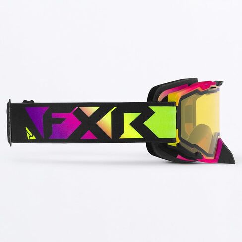 نظارات FXR Maverick Snowmobile Goggle Hi-Vis المضادة للضباب والخدش ذات الجزء المزدوج من الدخان in Saudi Arabia