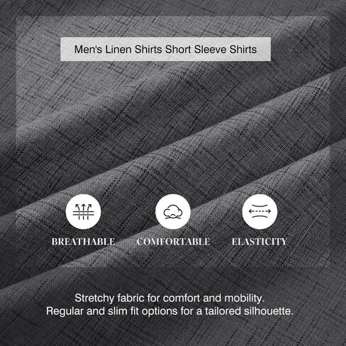 Men's Short Sleeve Shirts Casual Solid Color Button Down Shirt for Men Beach Summer Shirt with Pocket in Kuwait