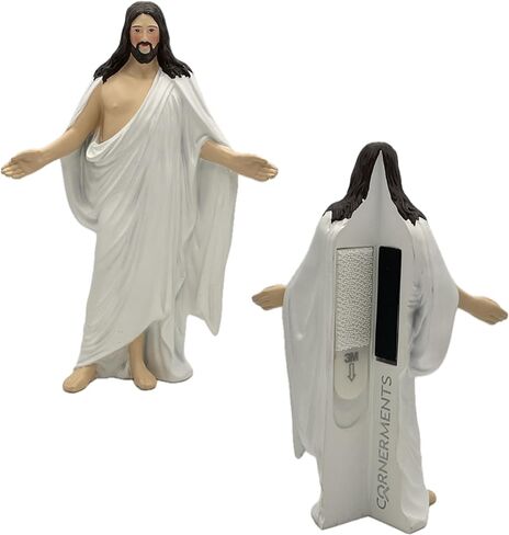 Heavenly Guardian Corner-Mounted Jesus Christ Figurine, Magnetic-Mount, Resin 5.40" Tall (Classic) in Saudi Arabia