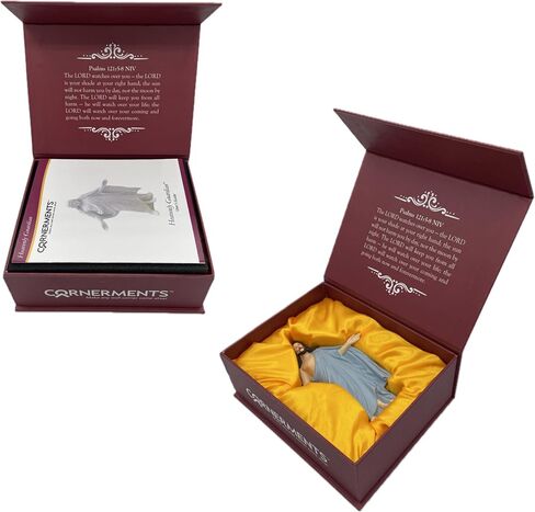Heavenly Guardian Corner-Mounted Jesus Christ Figurine, Magnetic-Mount, Resin 5.40" Tall (Classic) in Saudi Arabia